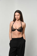 Lace Halter Neck Bralet
