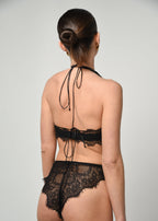 Lace Halter Neck Bodysuit